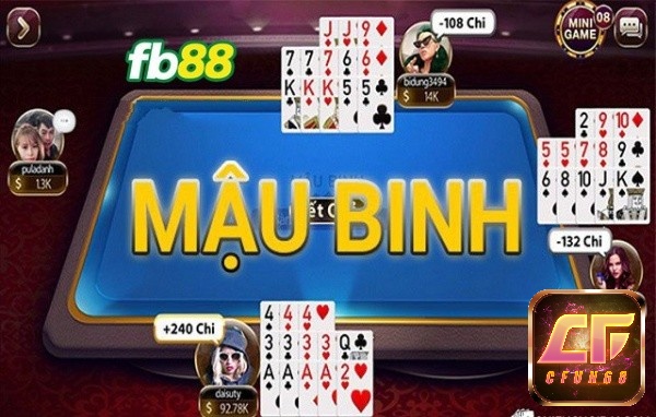 Đánh bài mau binh online cùng Dafabet 