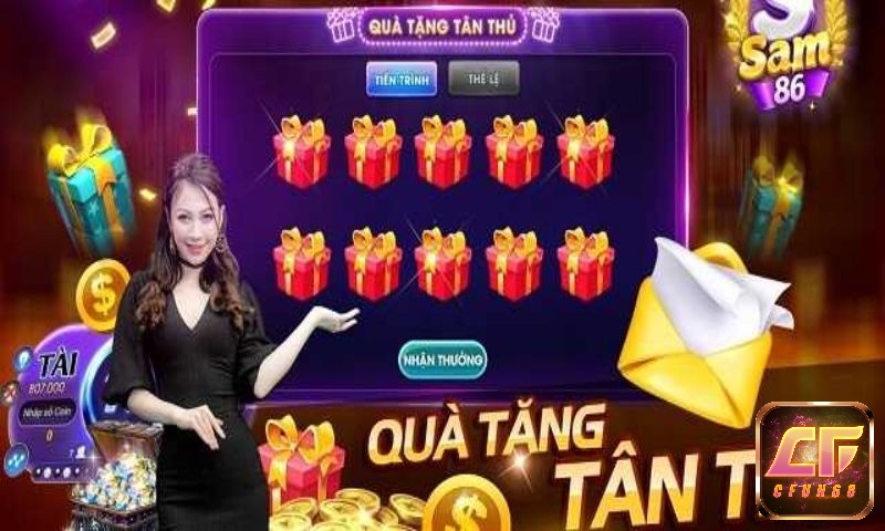 sam86 web có nhiều ưu đãi chào đón tân thủ