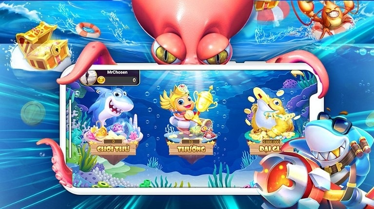 Vua bắn cá 3d cfun68, mang không gian game chất chơi nhất