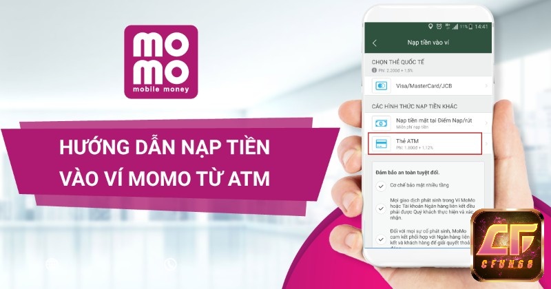  cách nạp tiền vào ví momo bằng the cào