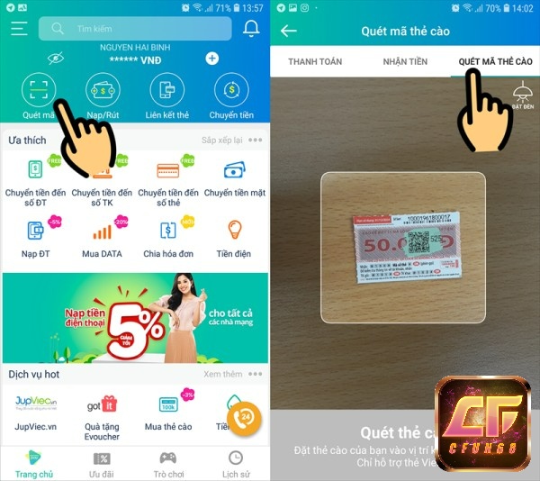 Quét mã qr bằng ứng dụng My Viettel nhanh chóng, tiện lợi