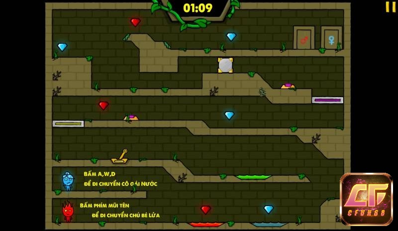 Game chú bé lửa và cô gái nước 1