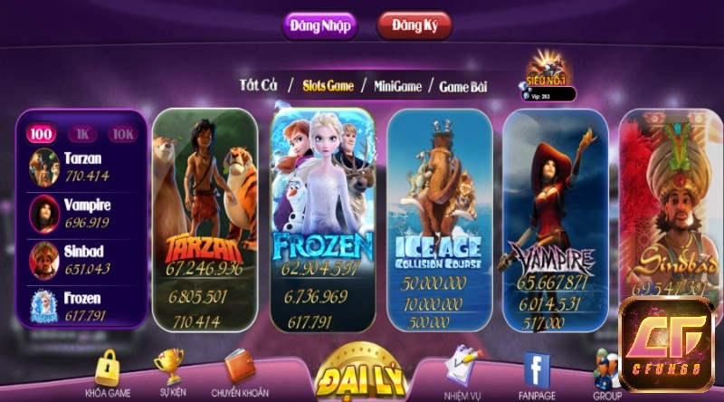 Bộ game cá cược siêu cấp tại Siêu Nô Vin