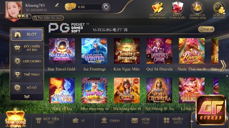 Các game online được cung cấp bởi cfun68