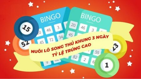 Nuôi lô song thủ khung 3 ngày bất bại, cho tỷ lệ trúng cao