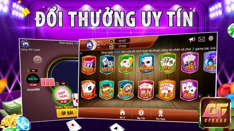 Sòng bài vip 888 đổi thưởng uy tín