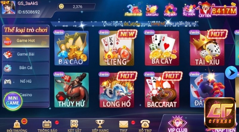 Những game đổi thưởng mà anh em nên thử tại IWIN.me