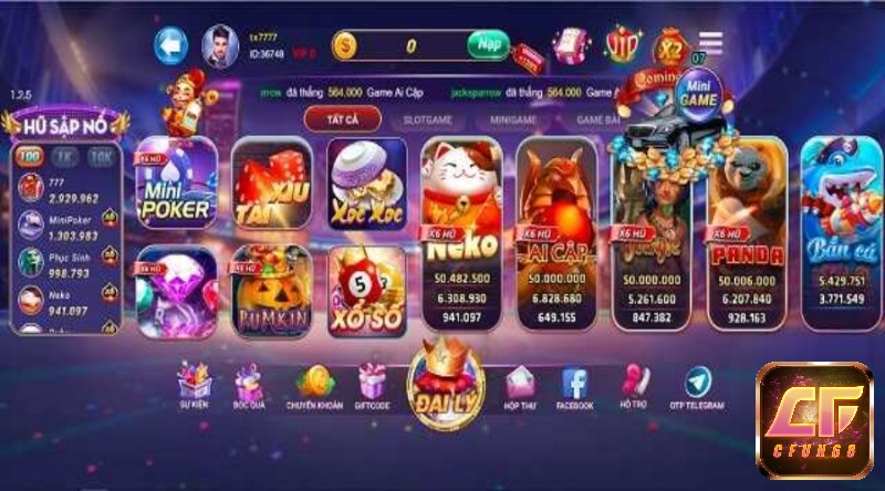 Kho game cược cực chất có tại Sập Nổ apk