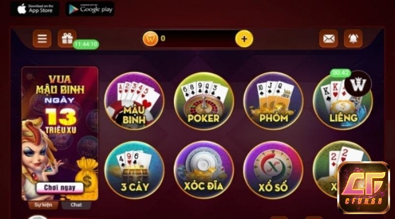 Kho game bài tuyệt đỉnh có tại 1win game bai doi thuong