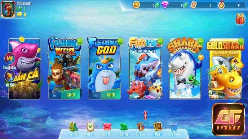 Thông tin game bắn cá tặng code tân thủ'