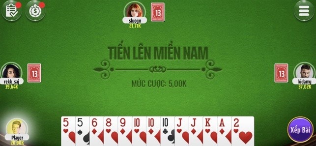 Game đánh bài tiến lên miền Nam siêu hấp dẫn tại Cfun68