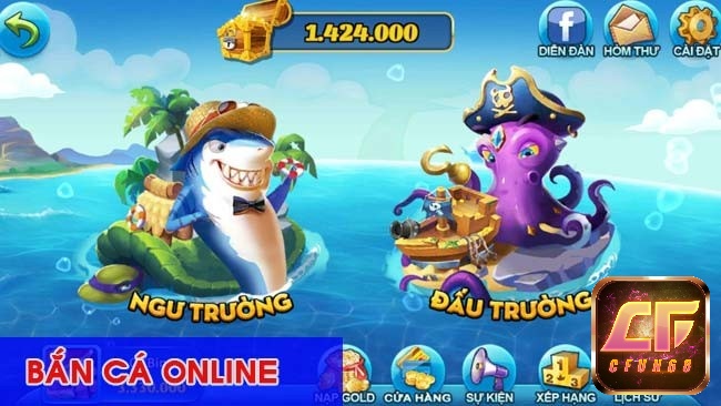 Có hai hình thức bắn cá cho các bạn chọn lựa là: Online & Offline