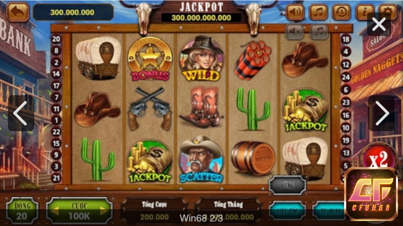 Game slot tại cổng game đổi thưởng win68