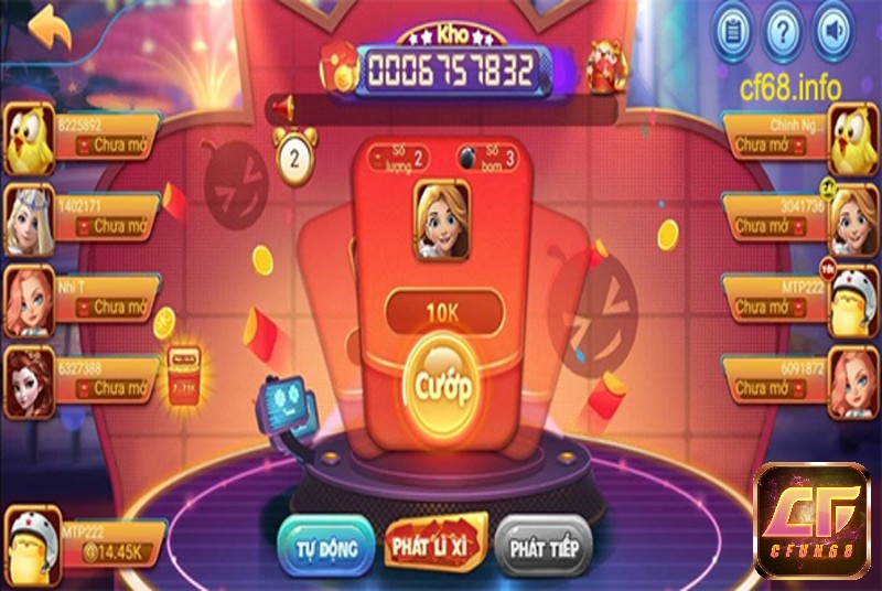 Game bat bom cfun68 khá thú vị