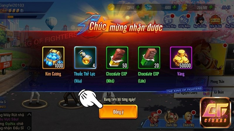 Hướng dẫn nhận giftcode quyền vương 98