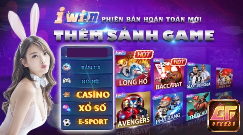 IWIN68.club có thêm nhiều sảnh game cho cược thủ tha hồ trải nghiệm