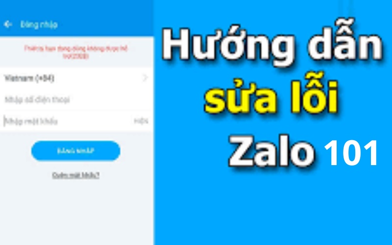 Lỗi 101 zalo trên iPhone : Nguyên nhân và cách khắc phục