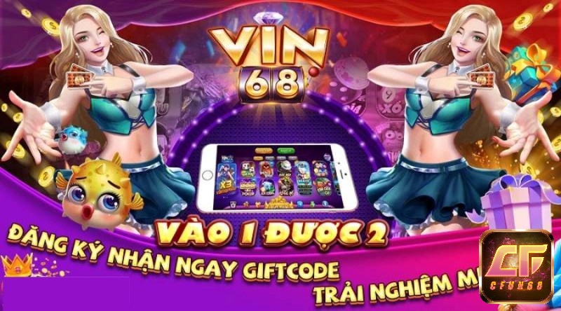 Giao diện mỗi game Vin 68 khác nhau nhưng đều rất bắt mắt 