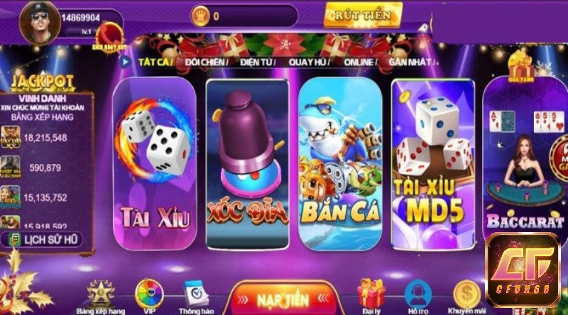 68.com.vn sở hữu kho game cược hấp dẫn