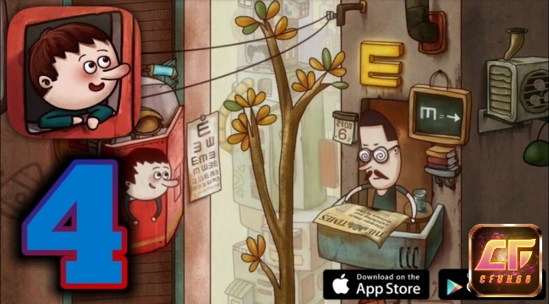 Game thang may “The Elevator” có thể chơi trên hệ điều hành IOS và Android