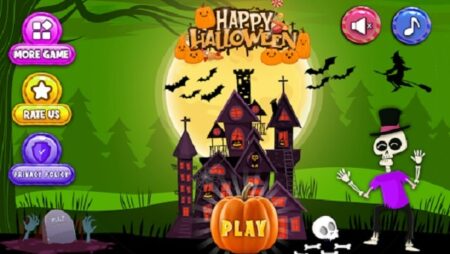 game trang tri halloween“ Pretend Play Halloween Party”-Cfun68