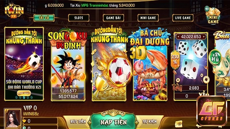 tai game iwin online ve dien thoai đơn giản và hấp dẫn nhất