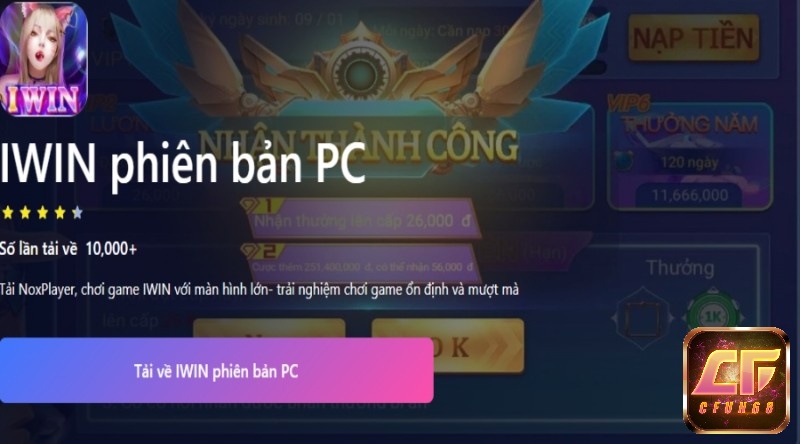 Tai IWIN ve pc cược thủ cần lưu ý chọn link tải uy tín