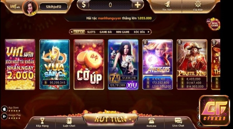 Kho game đổi thưởng cực hấp dẫn có tại Win đổi thưởng