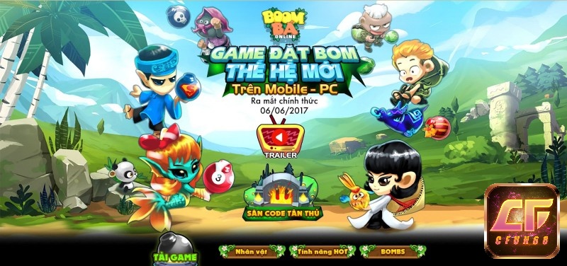 Hướng dẫn cách chơi game đặt bom siêu tốc từ CFun68