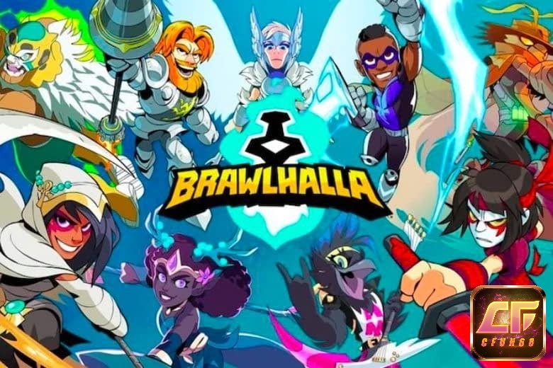 Đồ họa 2D ngộ nghĩnh của Game Brawlhalla