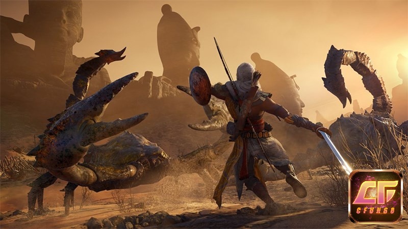 Bayek có nhiều kỹ năng và khả năng giúp anh đối phó với thách thức và đối thủ đa dạng