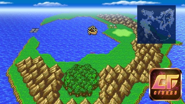 Đồ họa game Final Fantasy V mang phong cách huyền bị và đa dạng