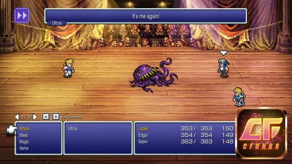 Lối chơi Game Final Fantasy VI kết hợp giữa phong cách chơi vai trò và các yếu tố chiến đấu chiến thuật