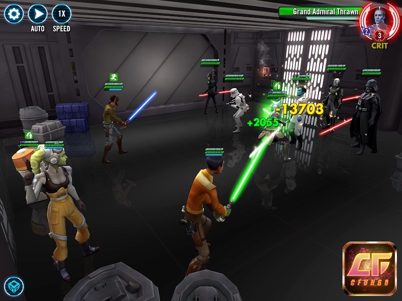 Trong game Star Wars: Galaxy of Heroes người chơi sẽ tham gia vào nhiều loại nhiệm vụ và sự kiện khác nhau