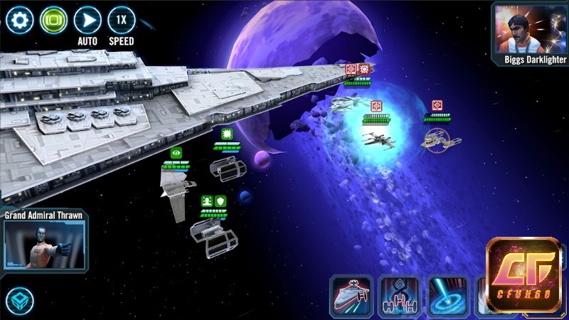 Star Wars: Galaxy of Heroes có đồ họa sắc nét và đẹp mắt