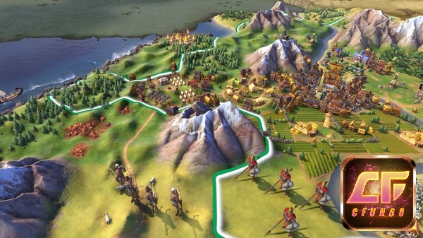 Trong game Civilization VI chiến đấu là một phần không thể thiếu