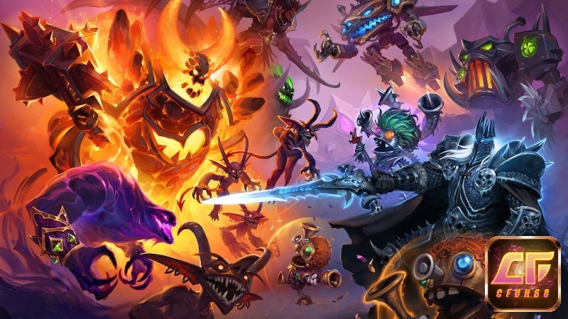 Game cờ điện thoại thú vị Hearthstone Battlegrounds