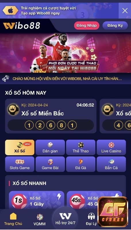 Xổ số online hấp dẫn cập nhật từng phút giây