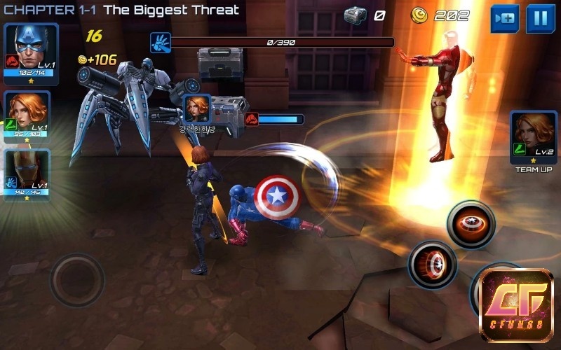 MARVEL Future Fight: Vũ trụ Marvel dành cho Android, iOS