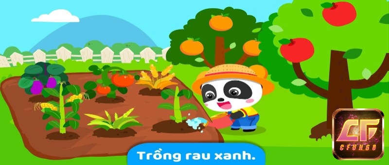 Thế Giới Của Bé Gấu Trúc thuộc game giáo dục điện thoại được đánh giá cao