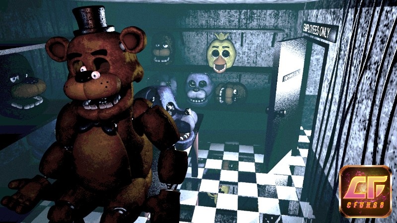 Five Nights at Freddy’s có thiết kế các con rối đáng sợ