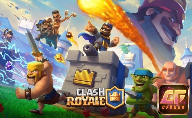 Game Clash Royale là nơi người chơi thu thập thẻ bài để triệu hồi binh lính, phép thuật và công trình chiến đấu