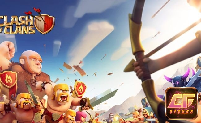 Xây dựng quân đội và phát triển vương quốc mạnh mẽ trong top game chiến thuật thời gian thực Clash of Clans