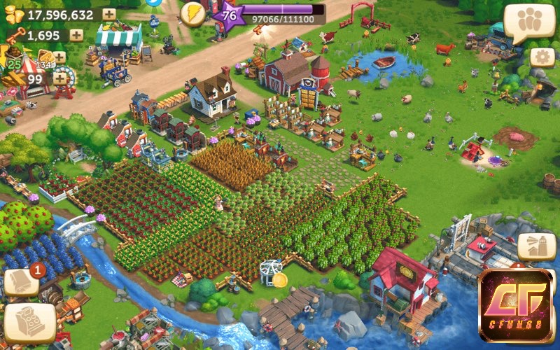 FarmVille 2 với giao diện đơn giản, mang đến trải nghiệm nông nghiệp thực tế cho người chơi