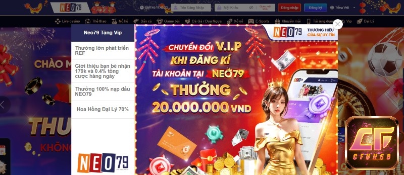 Truy cập trang chủ NEO79 bằng địa chỉ website chính thức