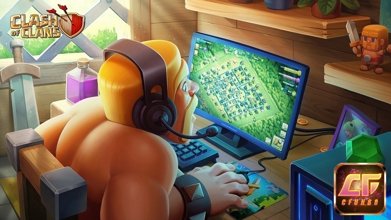 Clash of Clans đưa người chơi vào cuộc hành trình xây dựng haaos dẫn