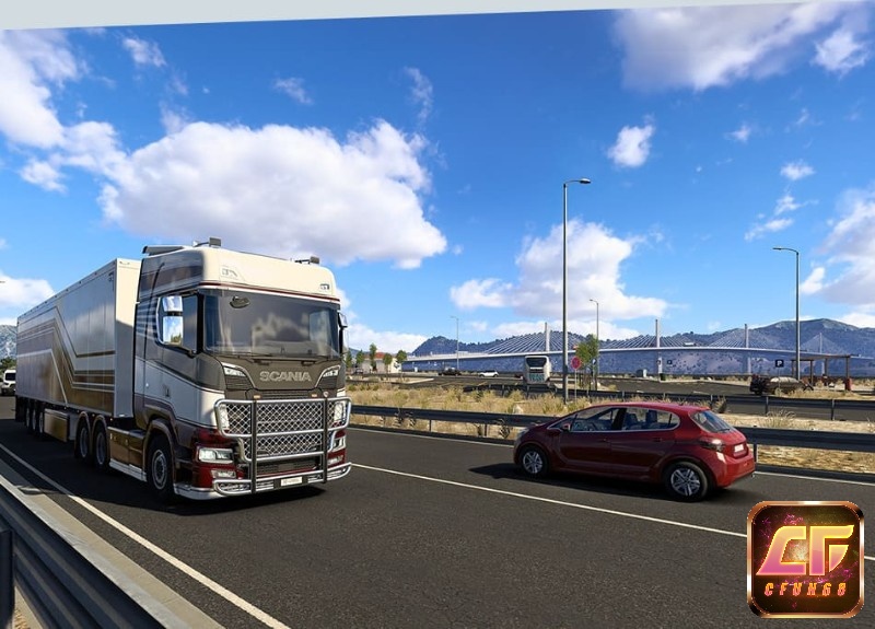 Trải nghiệm lái xe tải vận chuyển hàng hóa qua các quốc gia Châu Âu trên Euro Truck Simulator 2